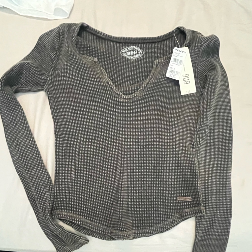 Gray Henley new with tags